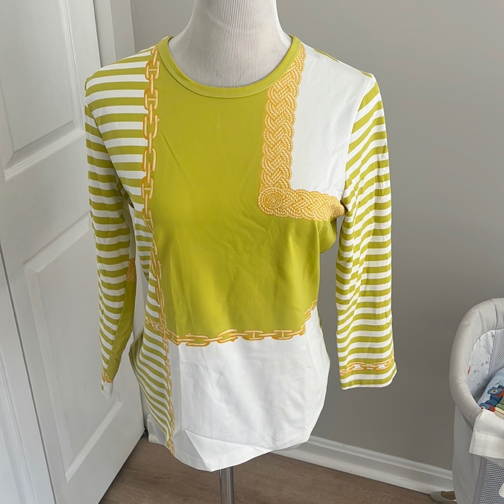 J McLaughlin print top